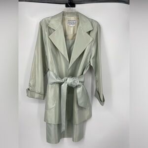 Bergdorf Goodman Chetta B‎ Cocktail Sheath dress & Belted Jacket Vintage Size 14
